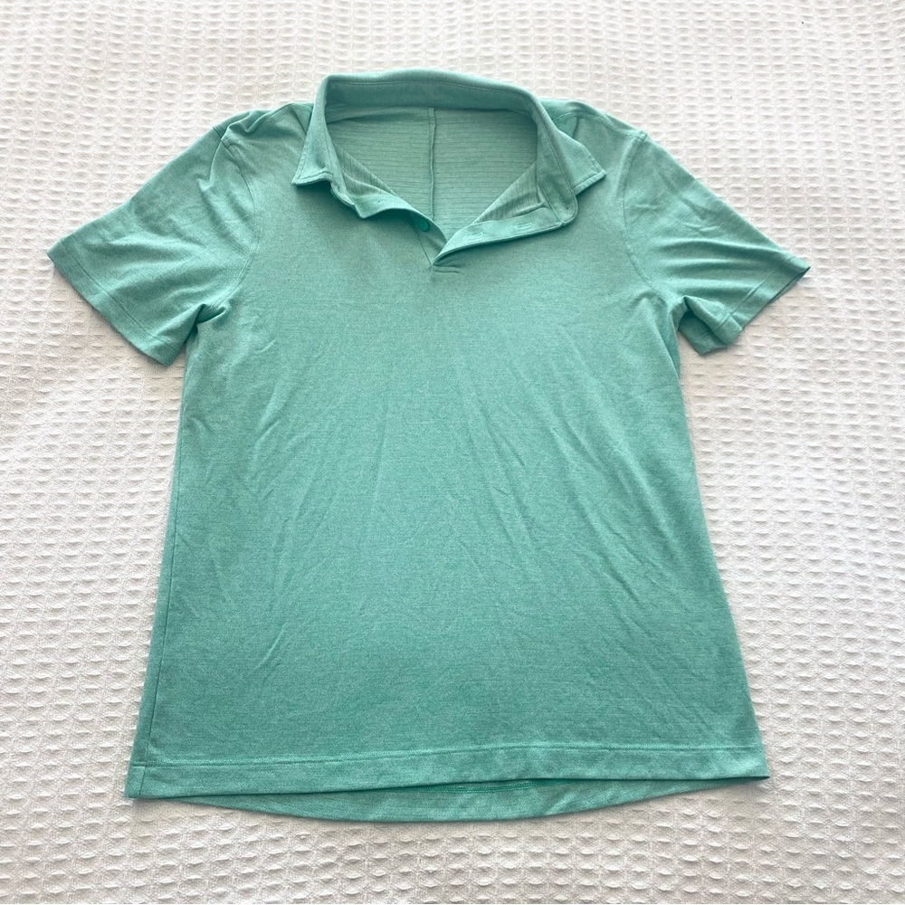 Lululemon men’s green polo shirt size Small